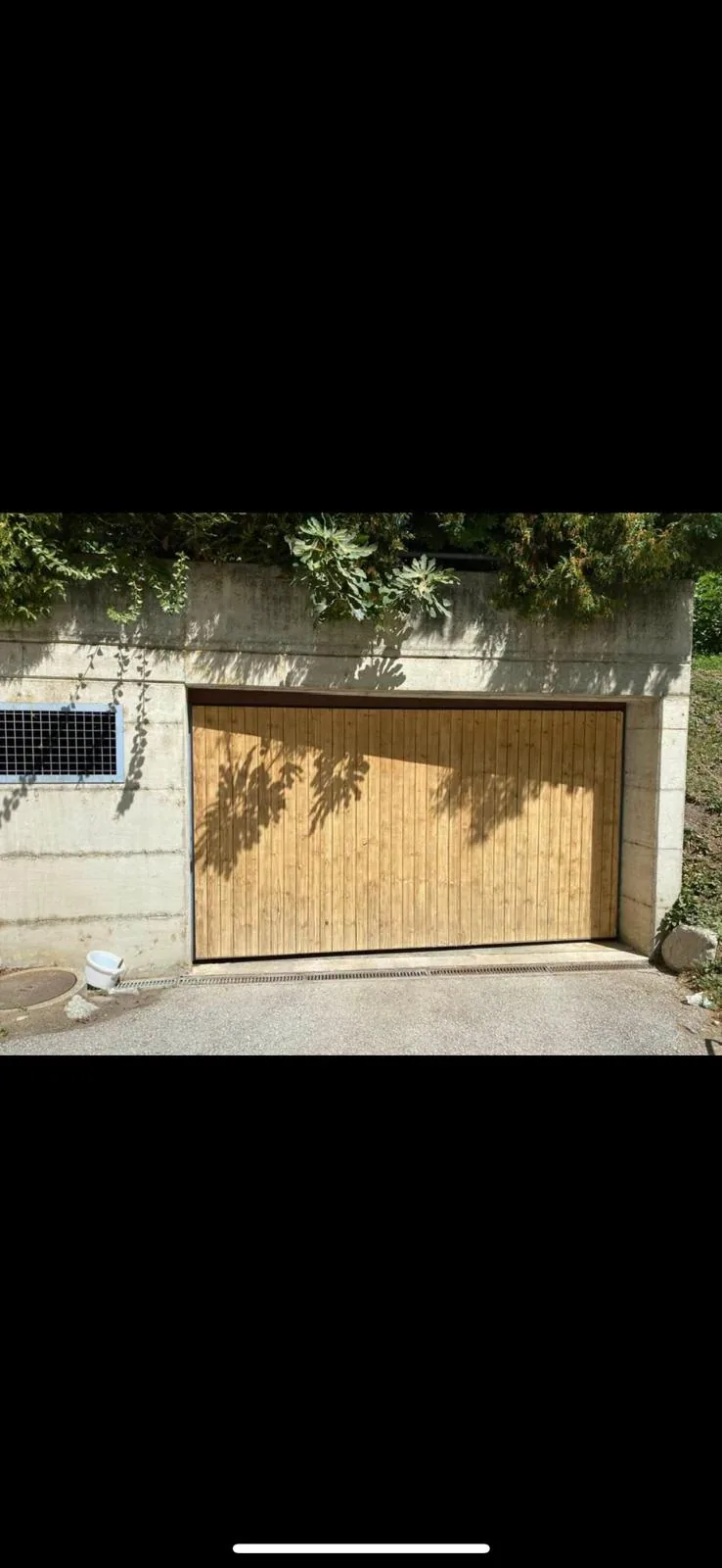 Porte de garage avant traitement